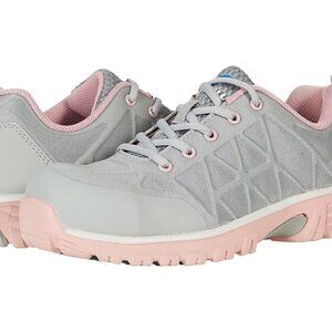 NWT Nautilus Safety Footwear Spark CT Gray and Pink 8.5M